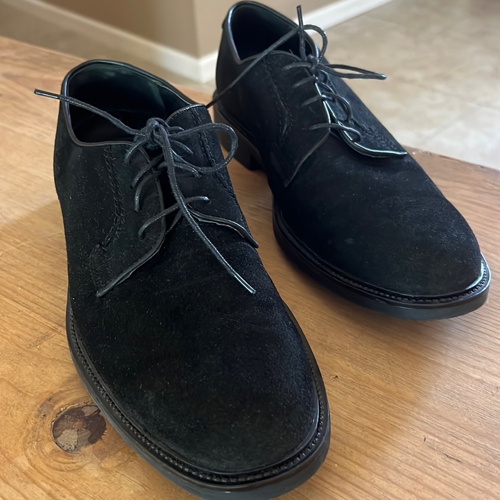 Banana Republic size 9.5 Black Nubuck Leather Shoe